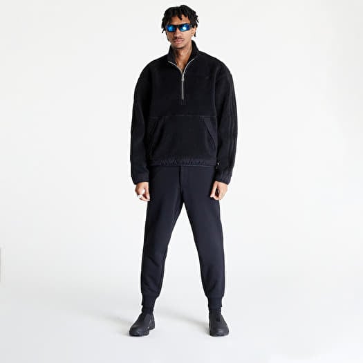 Half white half black hotsell joggers