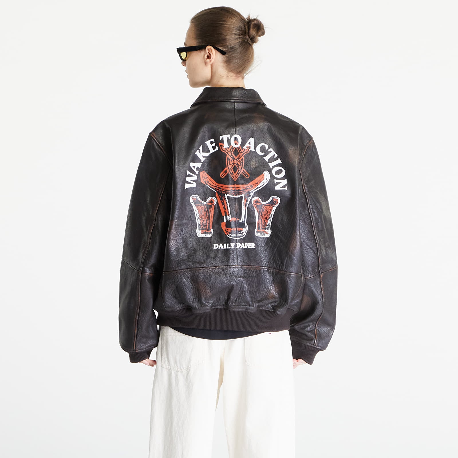 Giacche Daily Paper Rovin Jacket Dark Brown