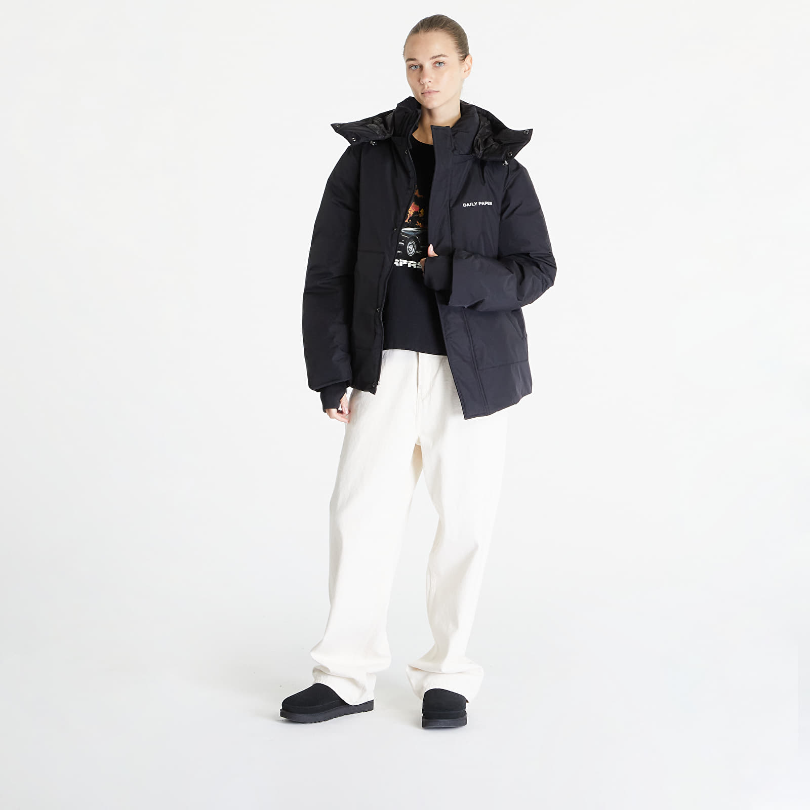 Μπουφάν Daily Paper Ruraz Puffer Jacket Black