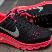 Women s shoes Nike Air Max 2017 GS Black White Racer Pink Footshop