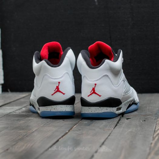 Jordan 5 university red black hotsell