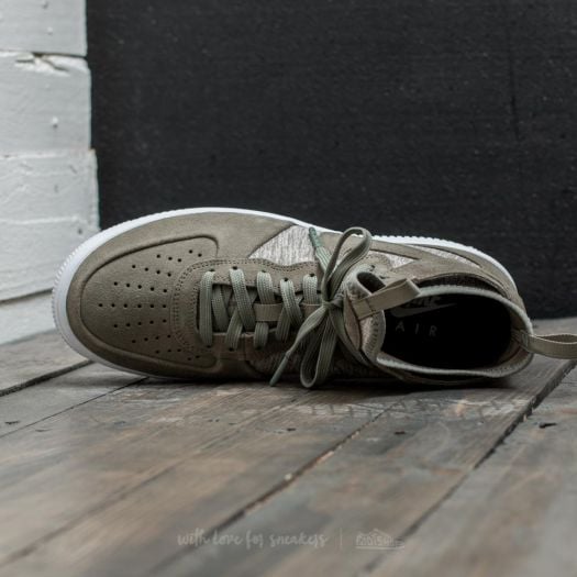 Men s shoes Nike Air Force 1 Ultraforce Mid Premium Dark Stucco Dark Stucco White Footshop