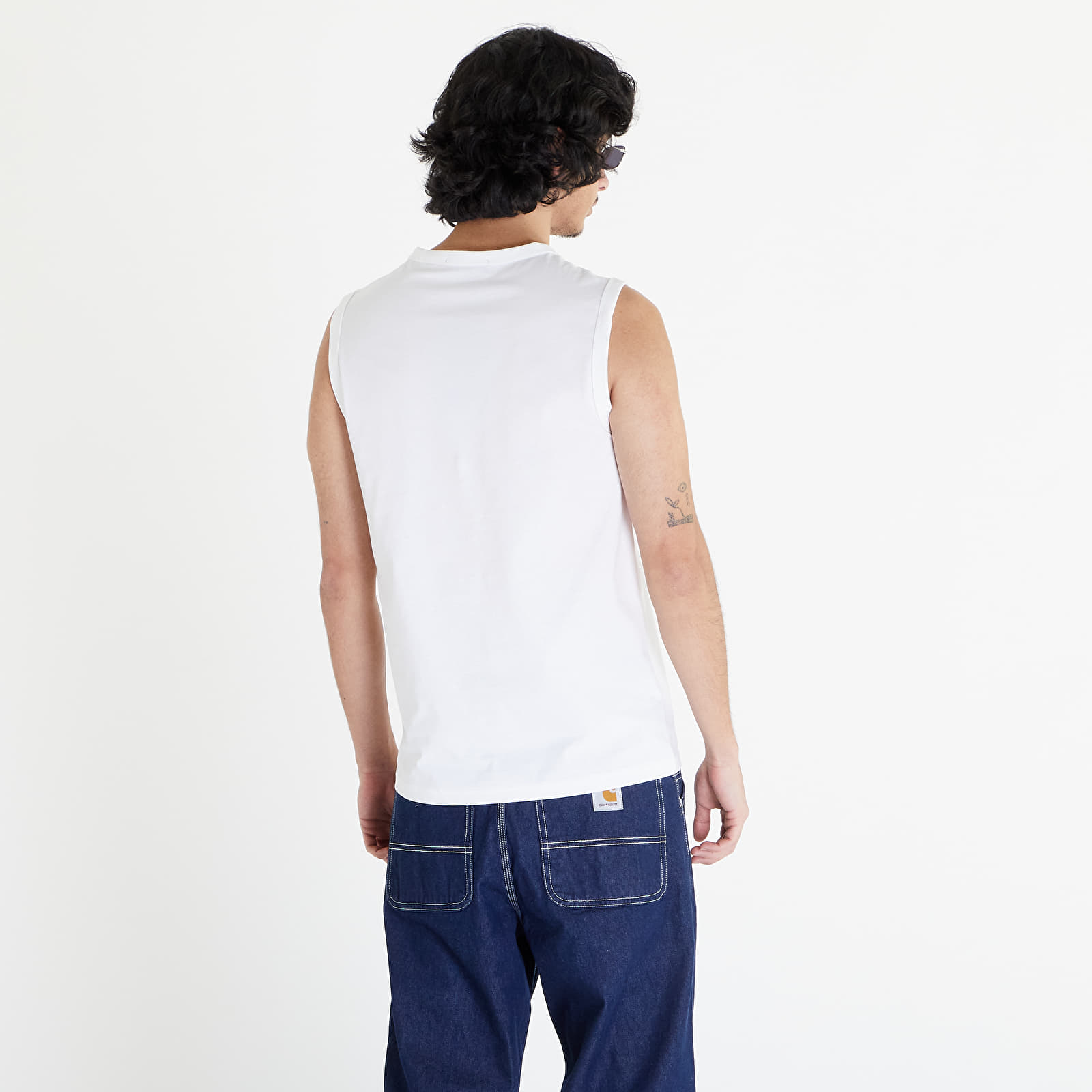 Camisetas de tirantes FRED PERRY Crew Neck Vest White