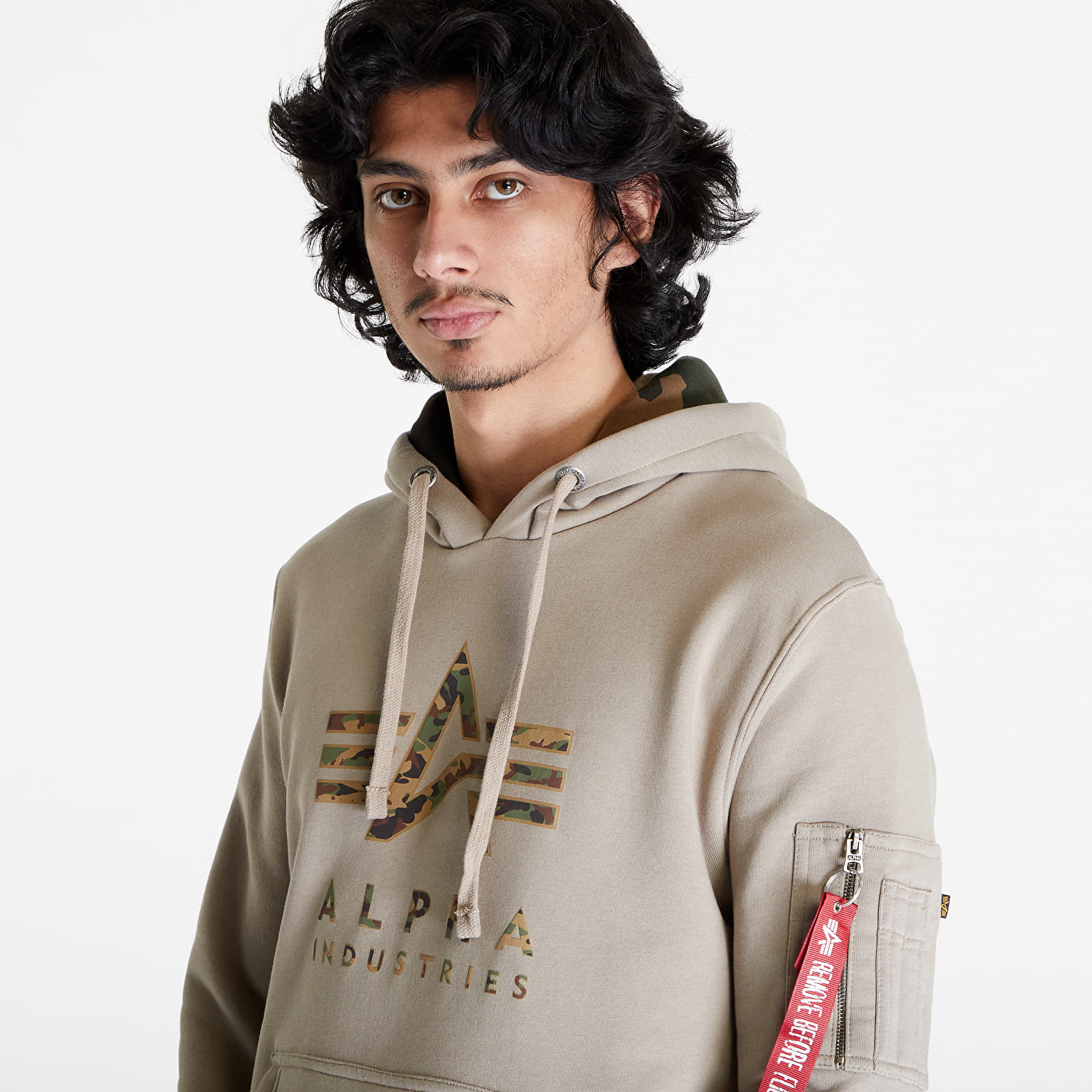 Φούτερ Alpha Industries Camo TPU Hoody Vintage Sand