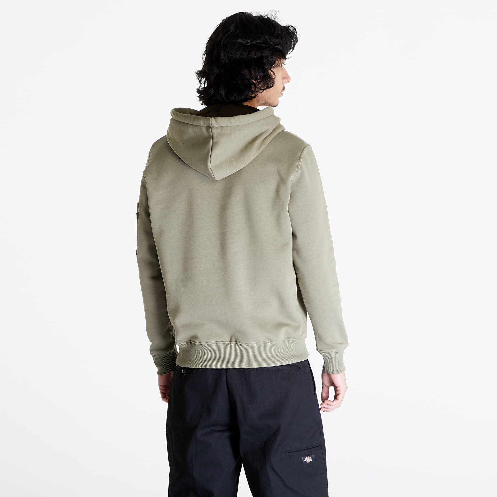 Alpha industries hoodie olive new arrivals