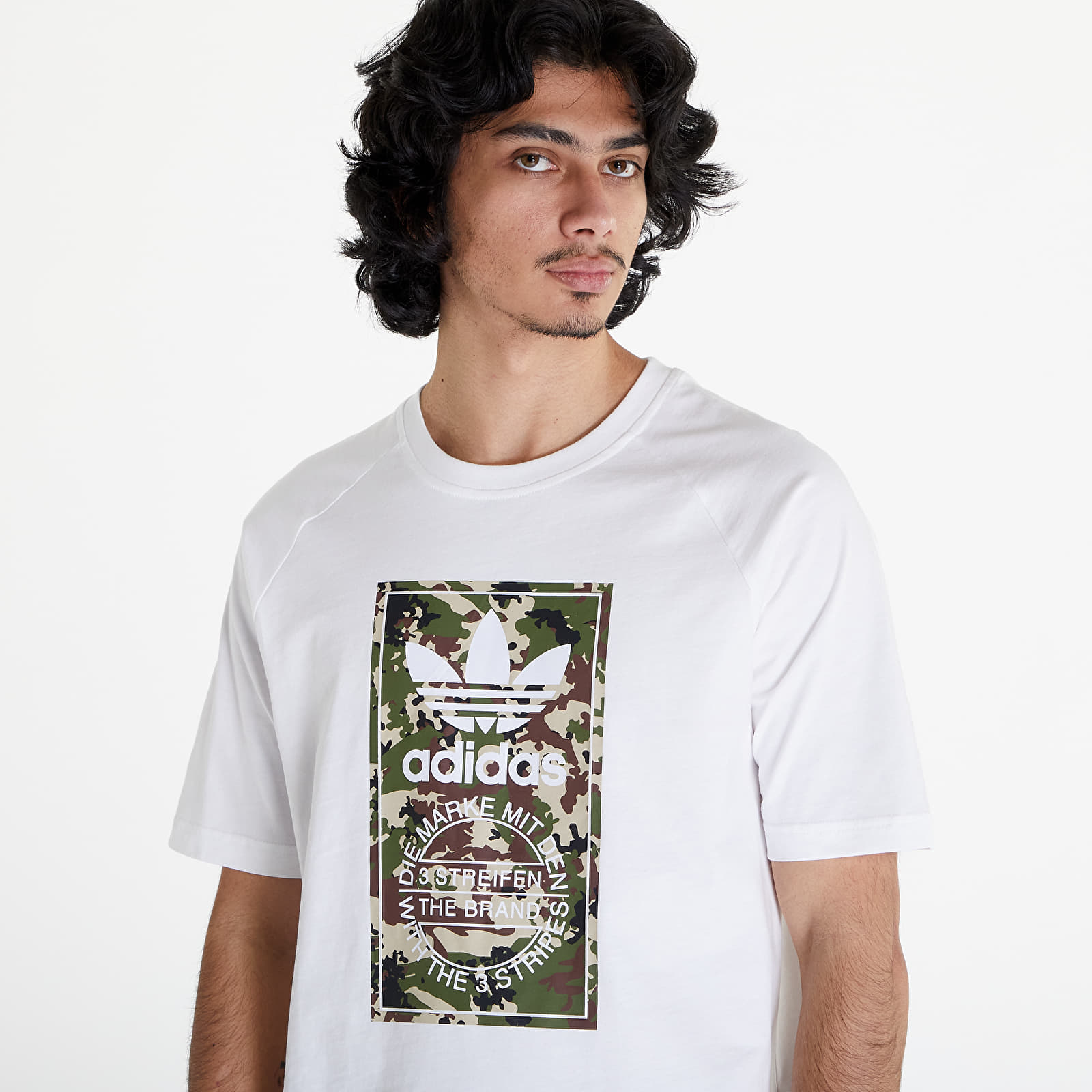 Camisetas adidas Camo Tongue Tee White