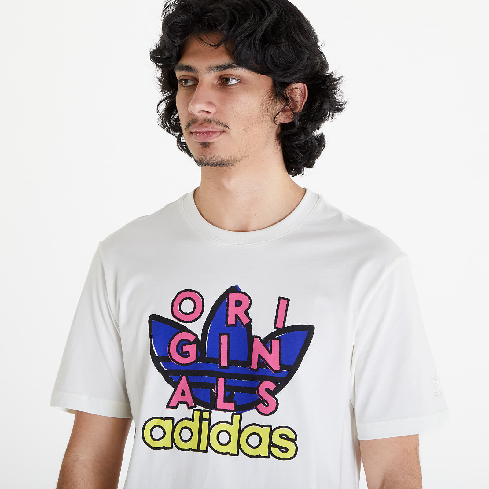 Tricou adidas Ts Tee Ss 1 Off White - 1 | YEO