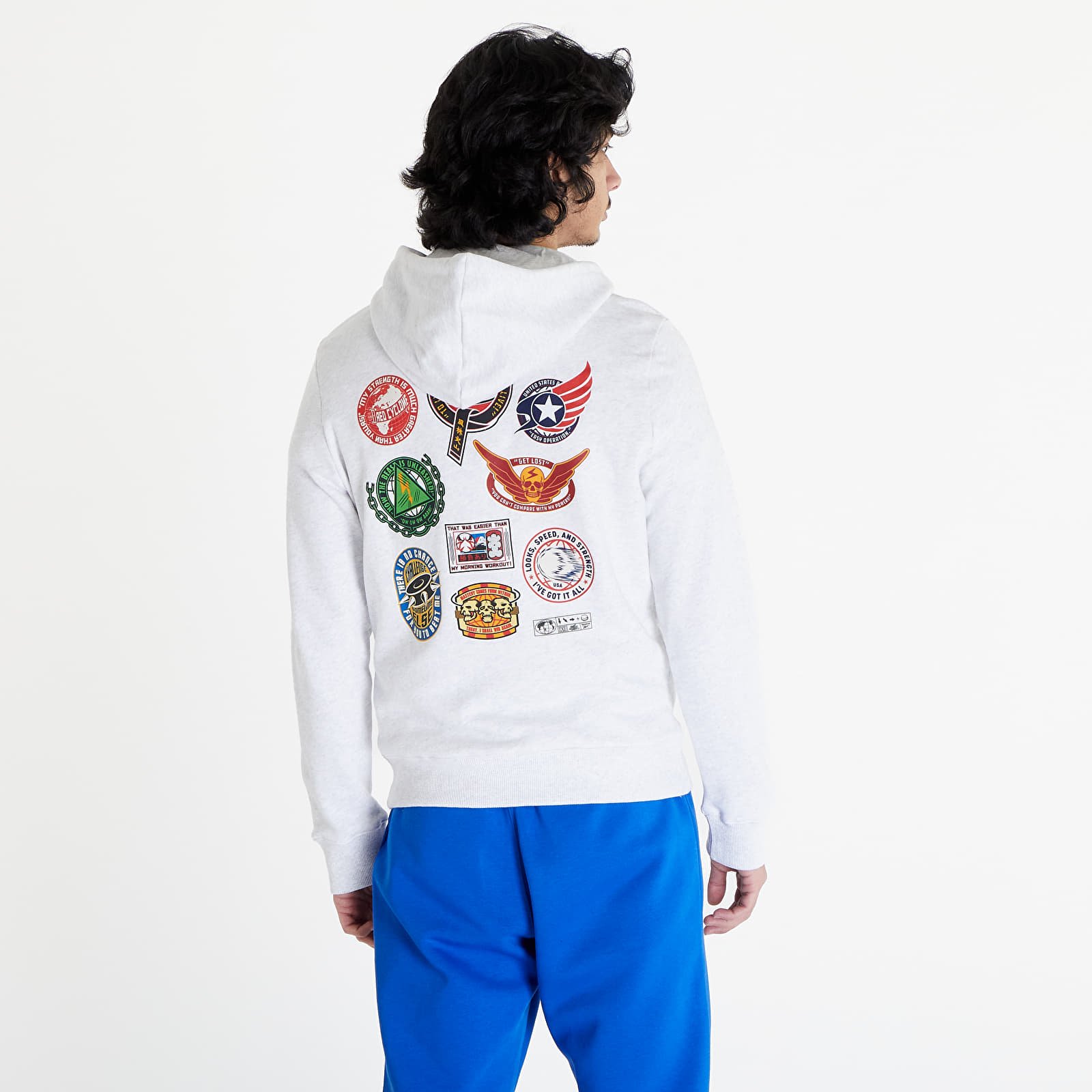 Sweatshirts Reebok Sf Graphic Hoodie UNISEX White Melange