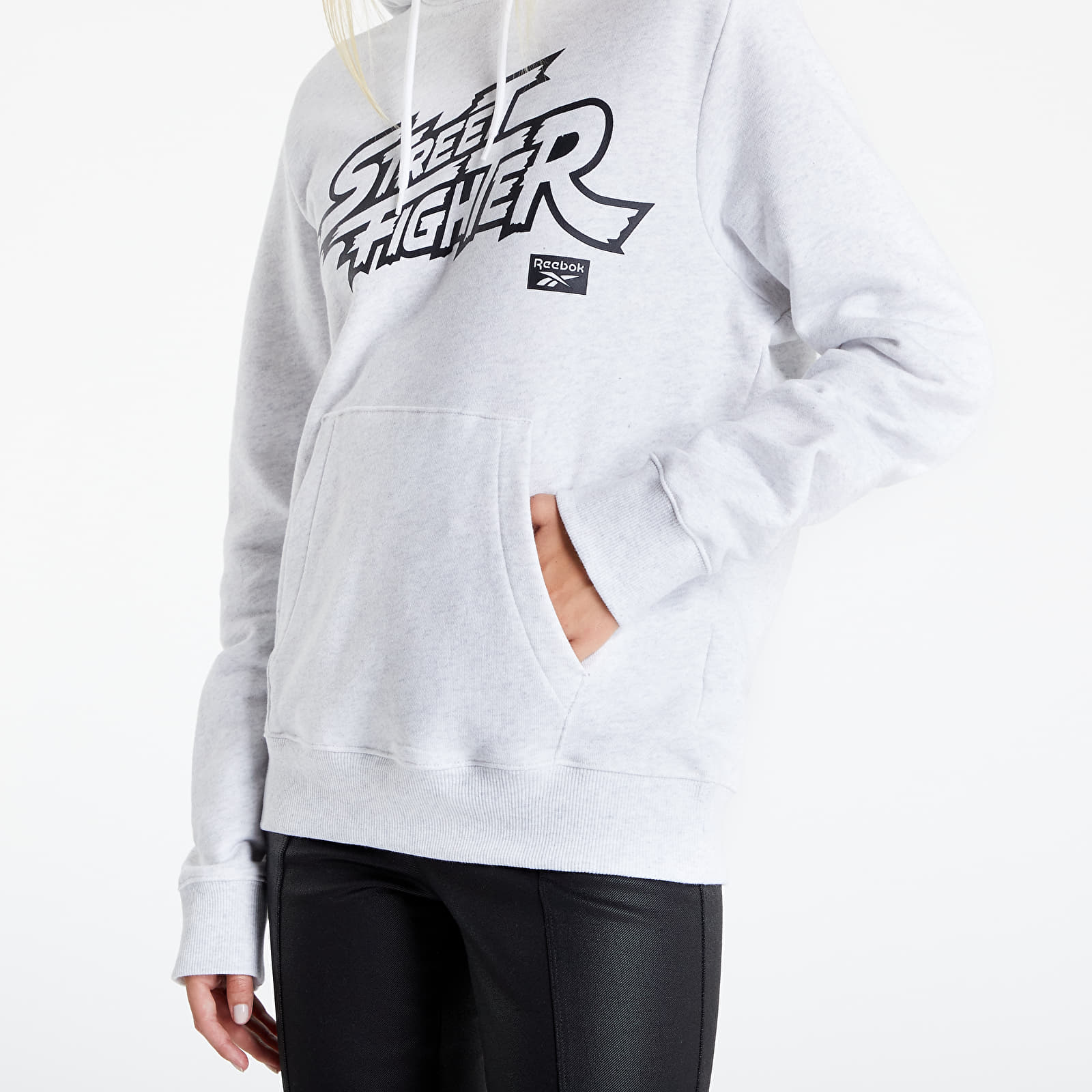 Sweatshirts Reebok Sf Graphic Hoodie UNISEX White Melange