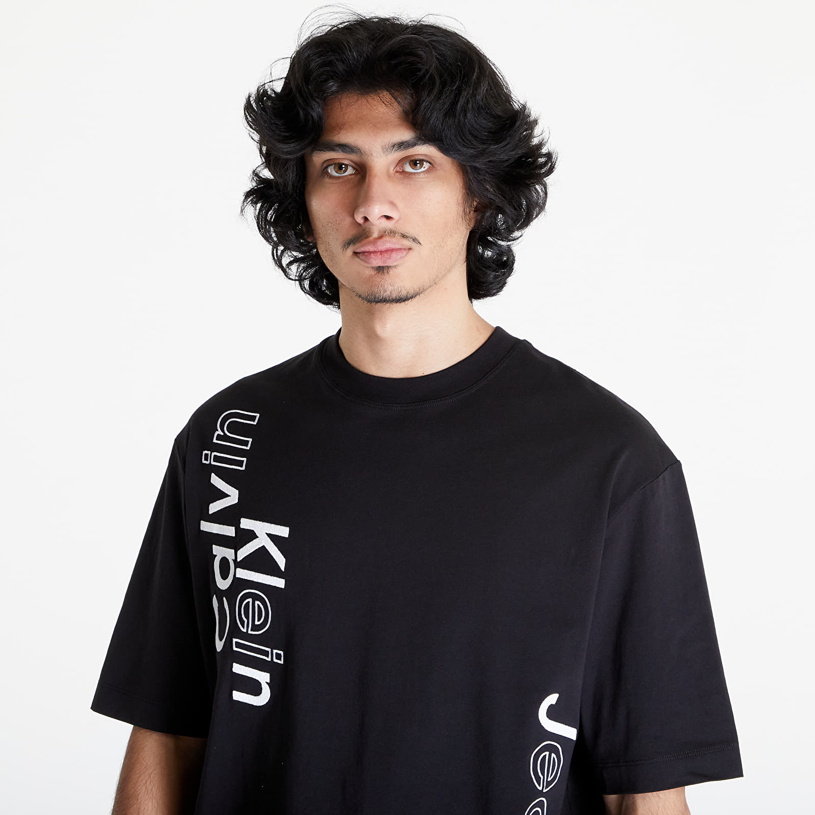 Majice T-shirt Calvin Klein Jeans Blocking Graphic Short Sleeve Tee Black