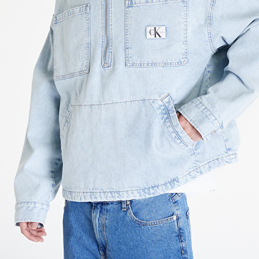 ワールド オンラインストア Jeans Klein Calvin Jackets Denim Light Denim Jacket Over Pop ジャケット・アウター