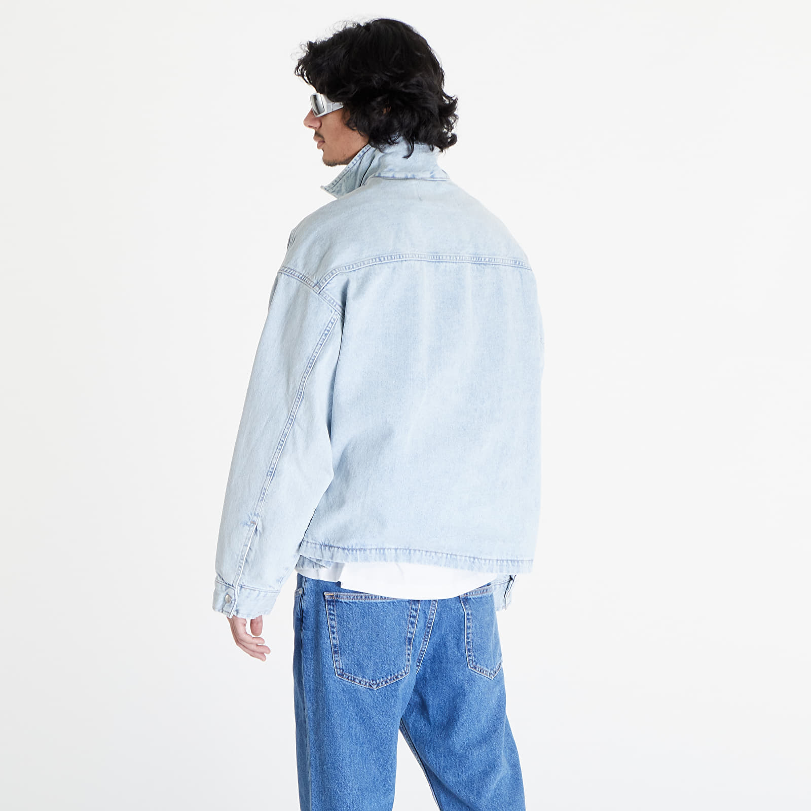 Bundy Calvin Klein Jeans Denim Pop Over Jacket Denim Light
