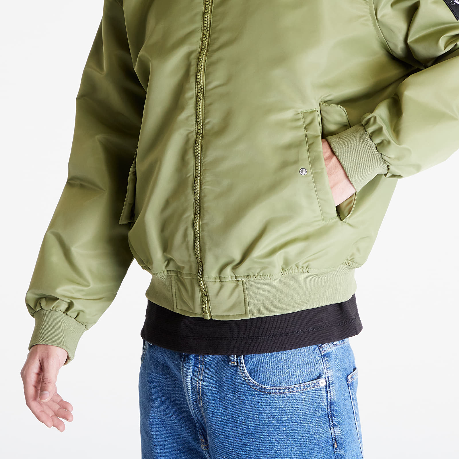 Bomber Jackets Calvin Klein Jeans Bomber Jacket Dark Juniper