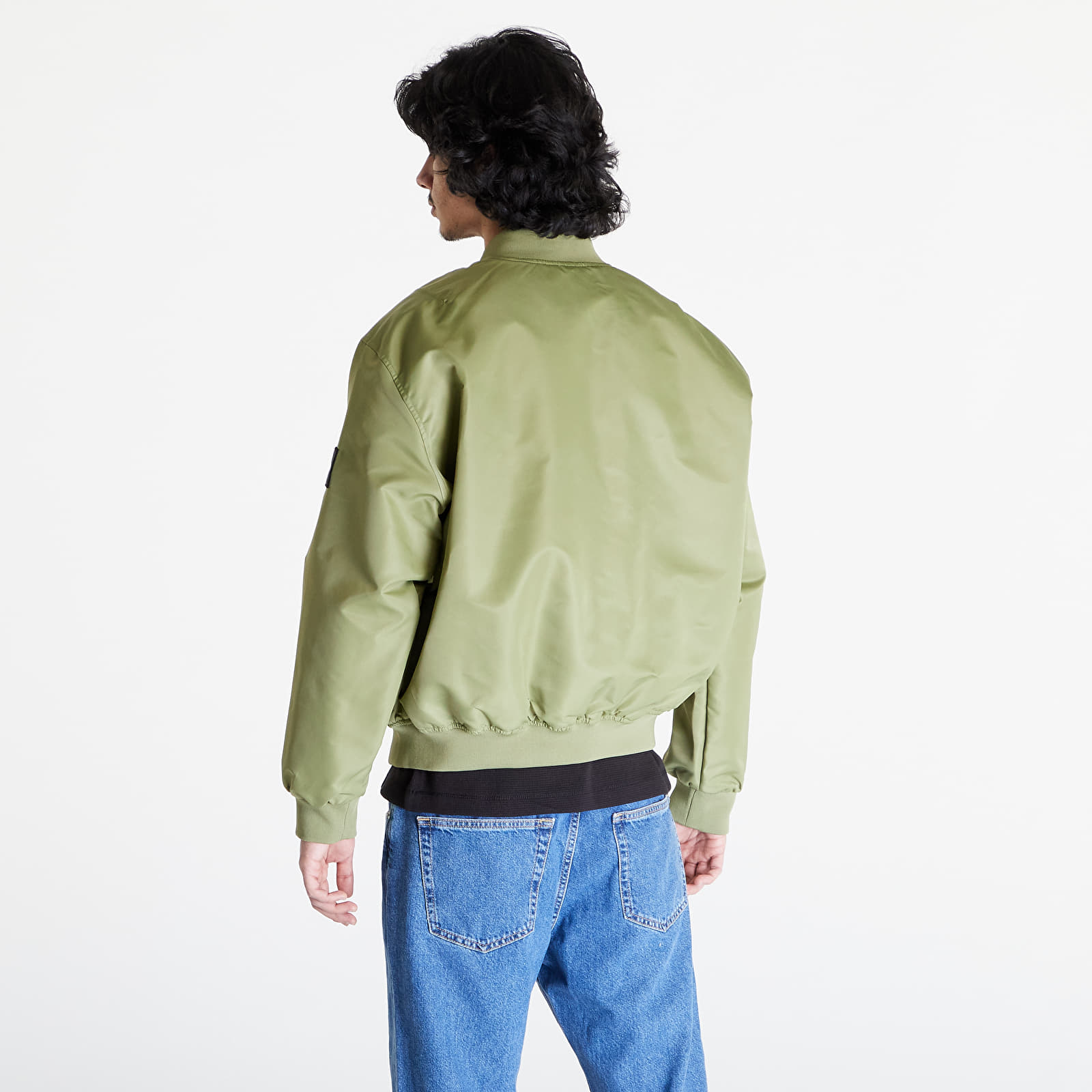 Bomber Jackets Calvin Klein Jeans Bomber Jacket Dark Juniper
