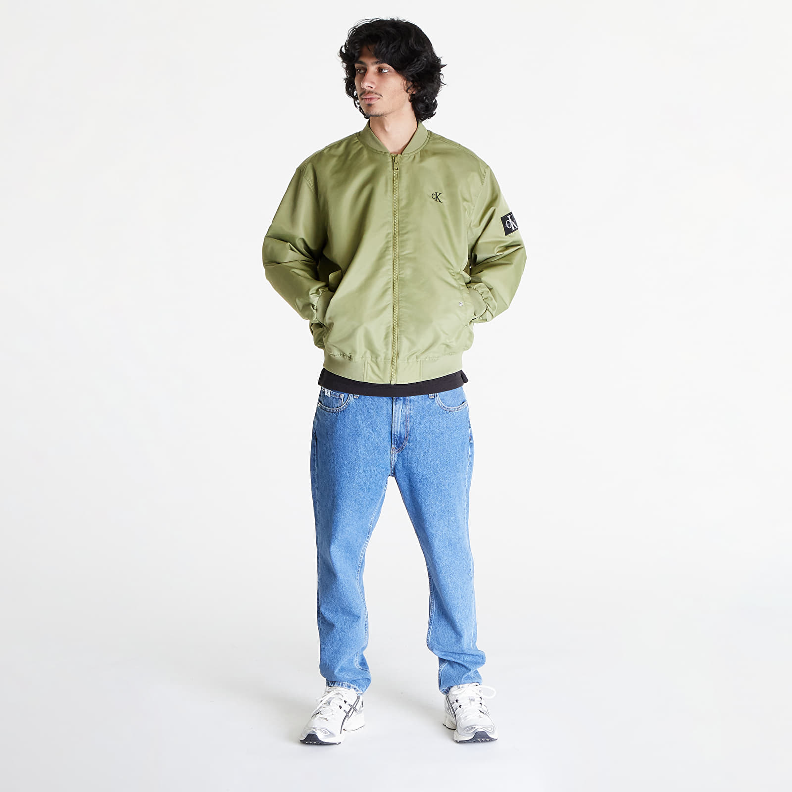 Bomber Jackets Calvin Klein Jeans Bomber Jacket Dark Juniper