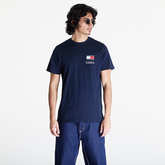 T-shirt Tommy Jeans Slim Essential Flag Short Sleeve Tee Dark Night Navy
