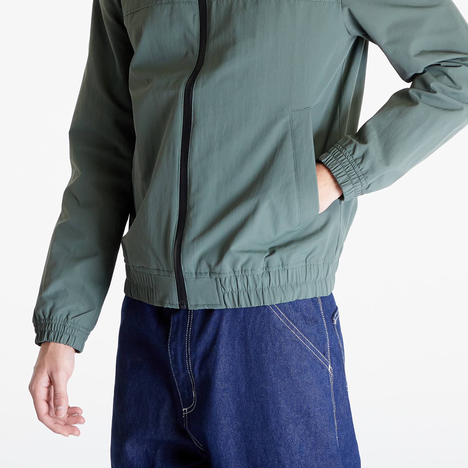 Coach Jackets Tommy Jeans Essential Casual Bomber Jacket Avalon Green
