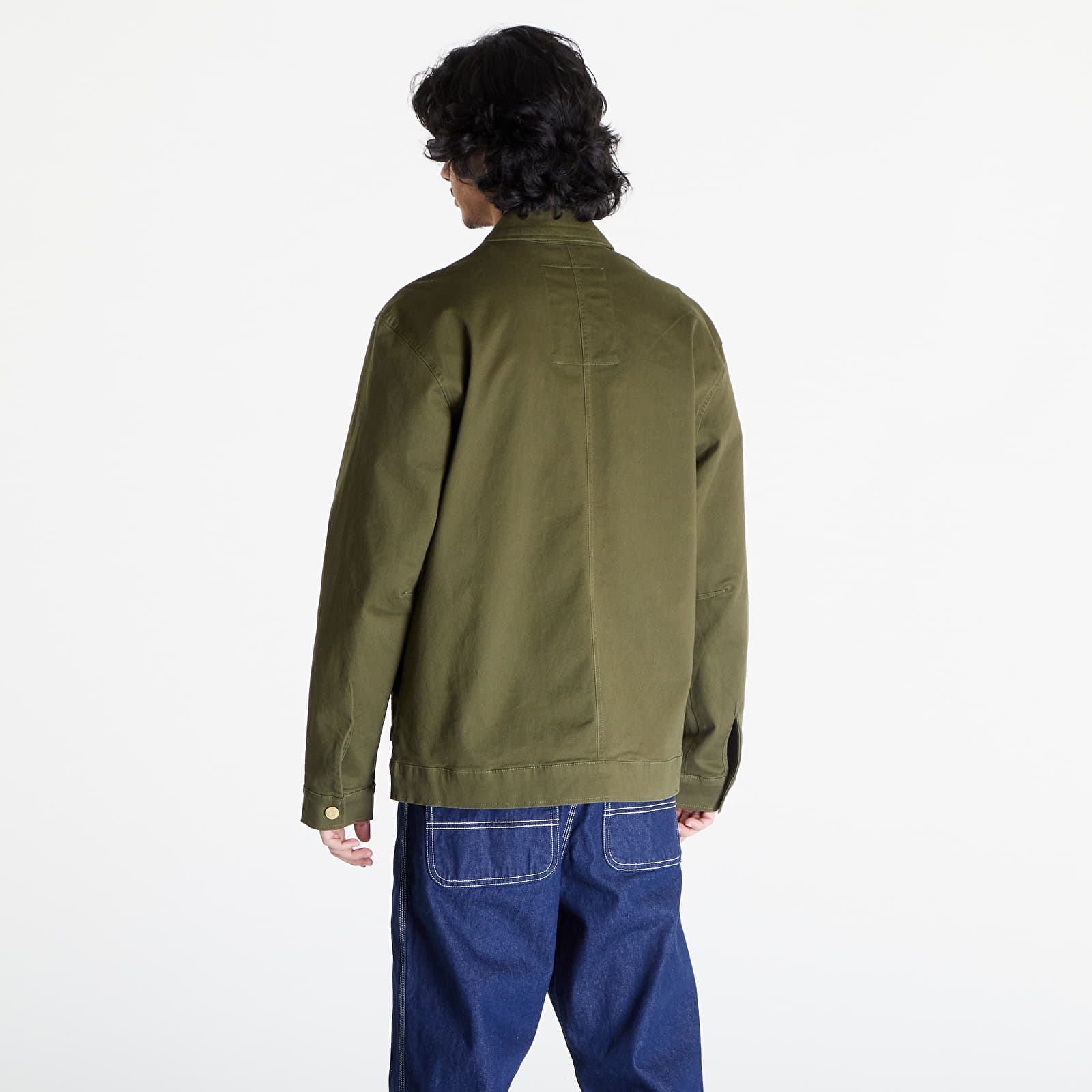 Jacken Tommy Jeans Regular Cotton Jacket Drab Olive Green