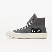 Men s shoes Converse x Comme des Garcons PLAY Chuck 70 Hi Blue Black Egret Footshop