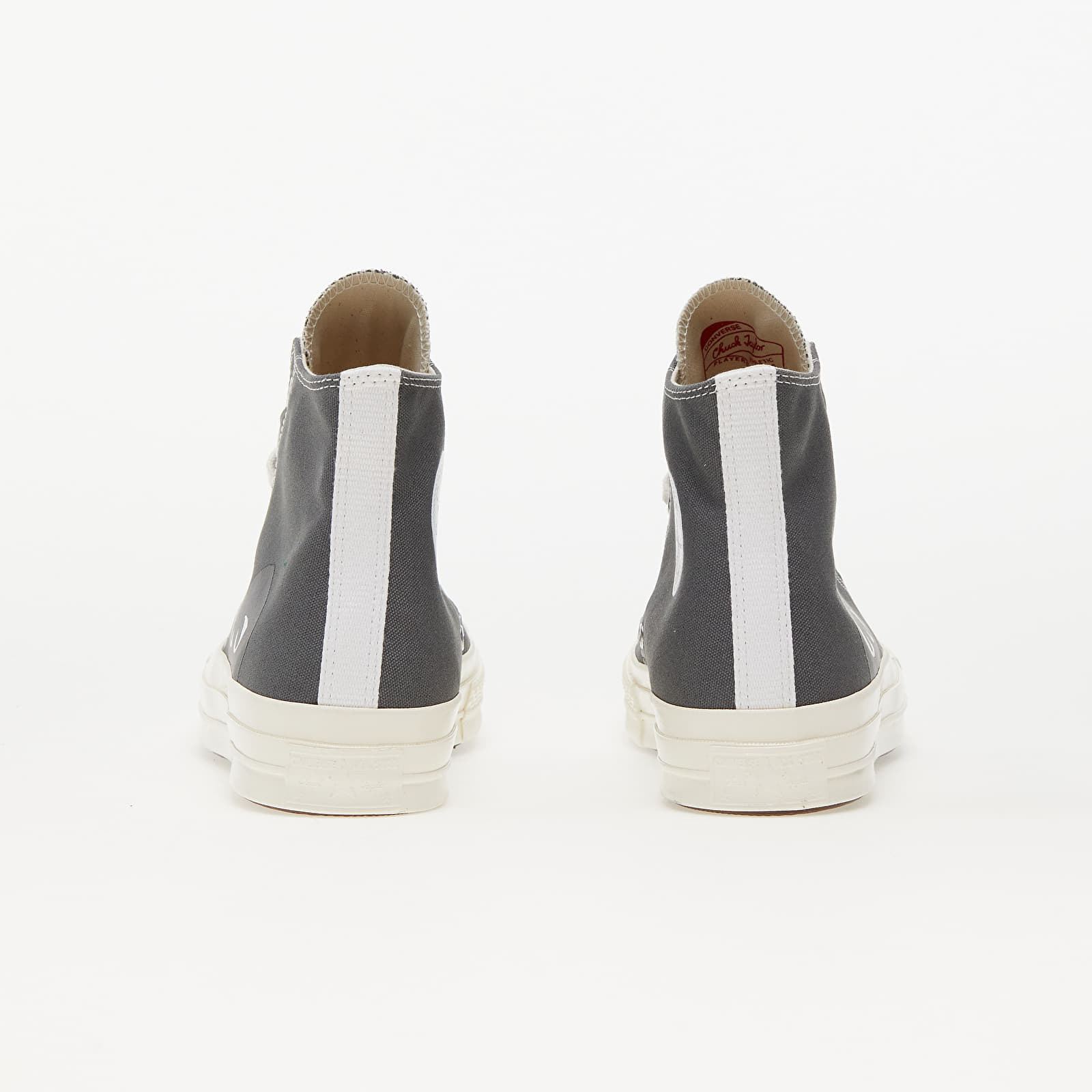 Herren Sneaker und Schuhe Converse x Comme des Garçons PLAY Chuck 70 Hi Gray/ Black/ Egret
