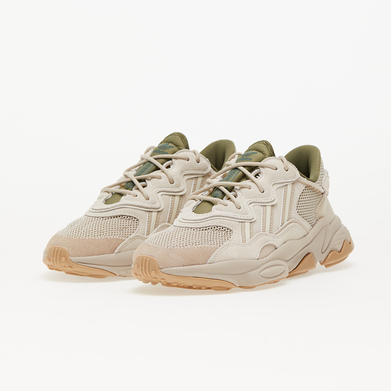 Încălțăminte și sneakerși pentru bărbați adidas Ozweego Aluminium/ Wonder Beige/ Core Black