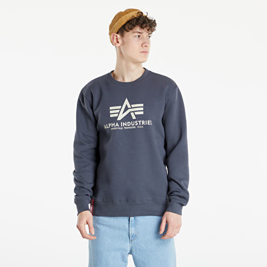 Alpha Industries Basic Sweater Grey / Black