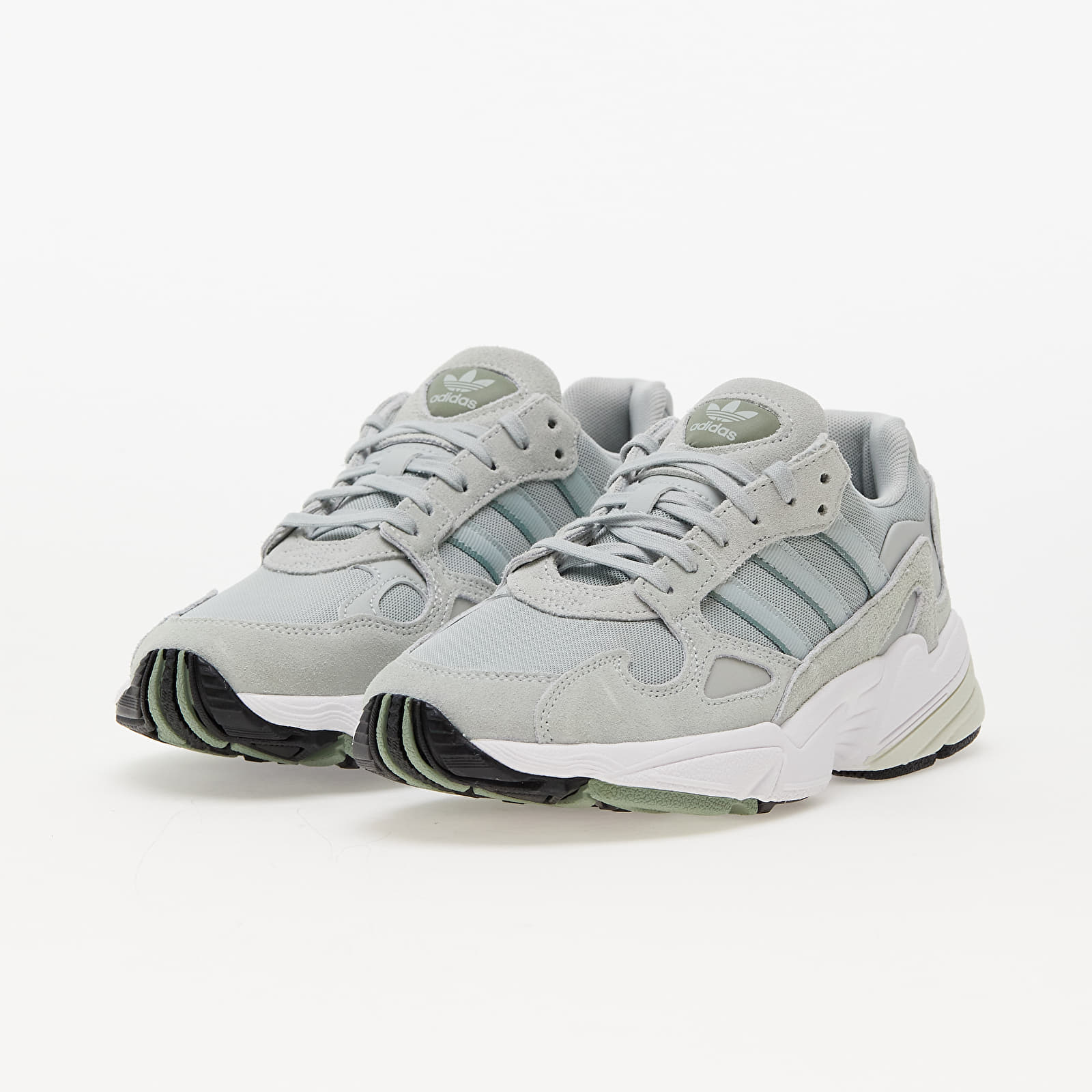 Damen Sneaker und Schuhe adidas Falcon W Wonder Silver Silver Green Off White Footshop