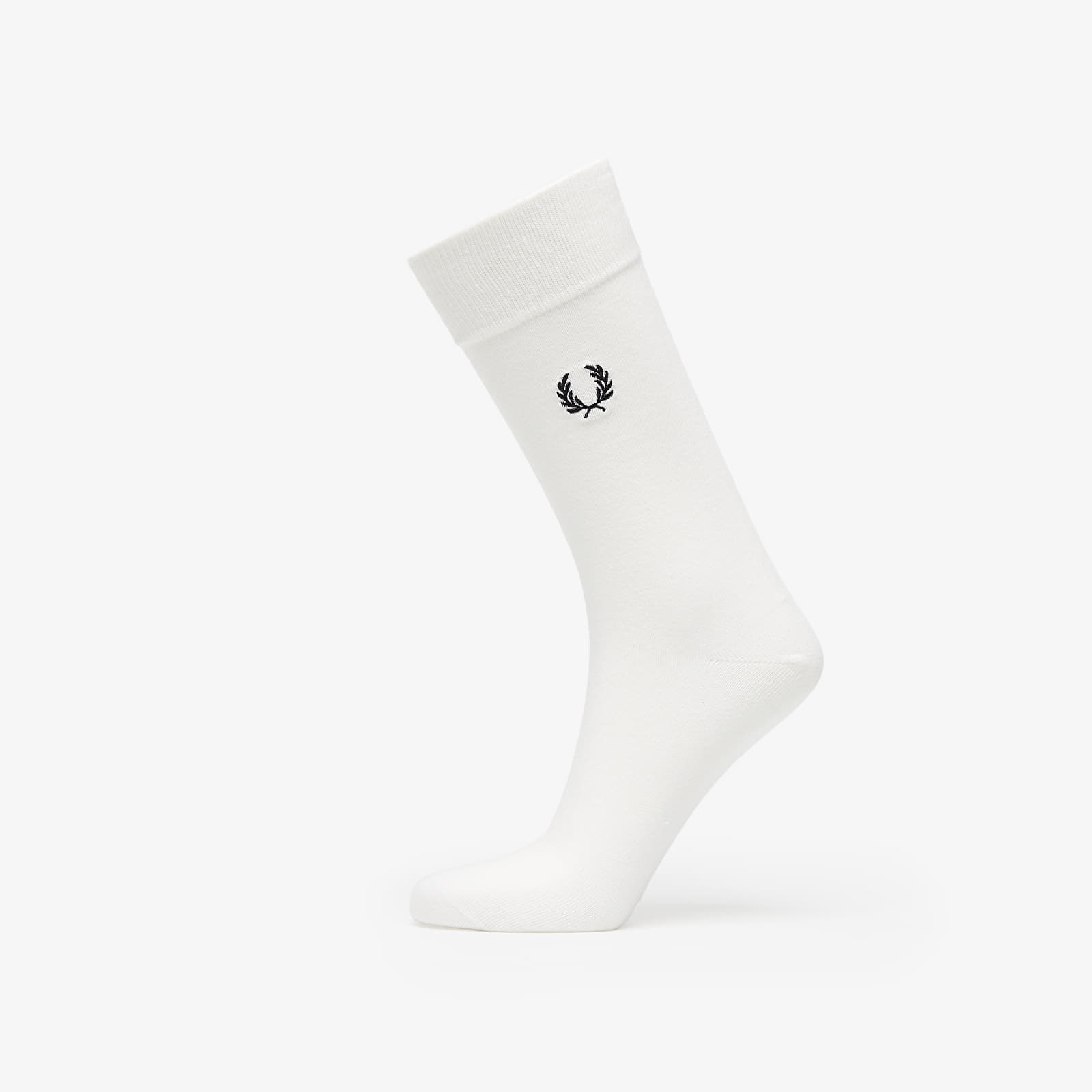 Socks FRED PERRY Classic Laurel Wreath Sock Snow White/ Black