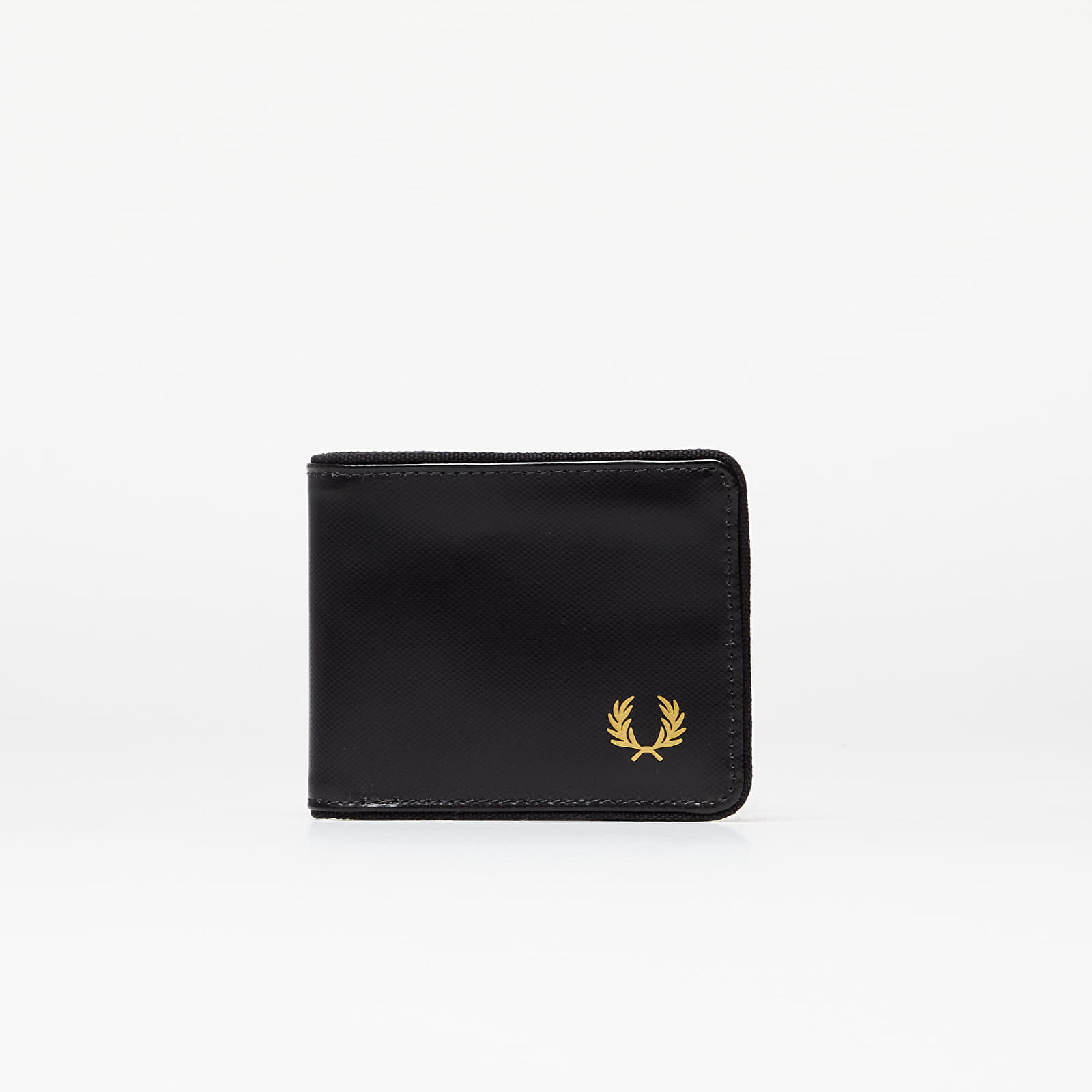 Wallets FRED PERRY Coated Polyester Billfold Wall Black/ Gold