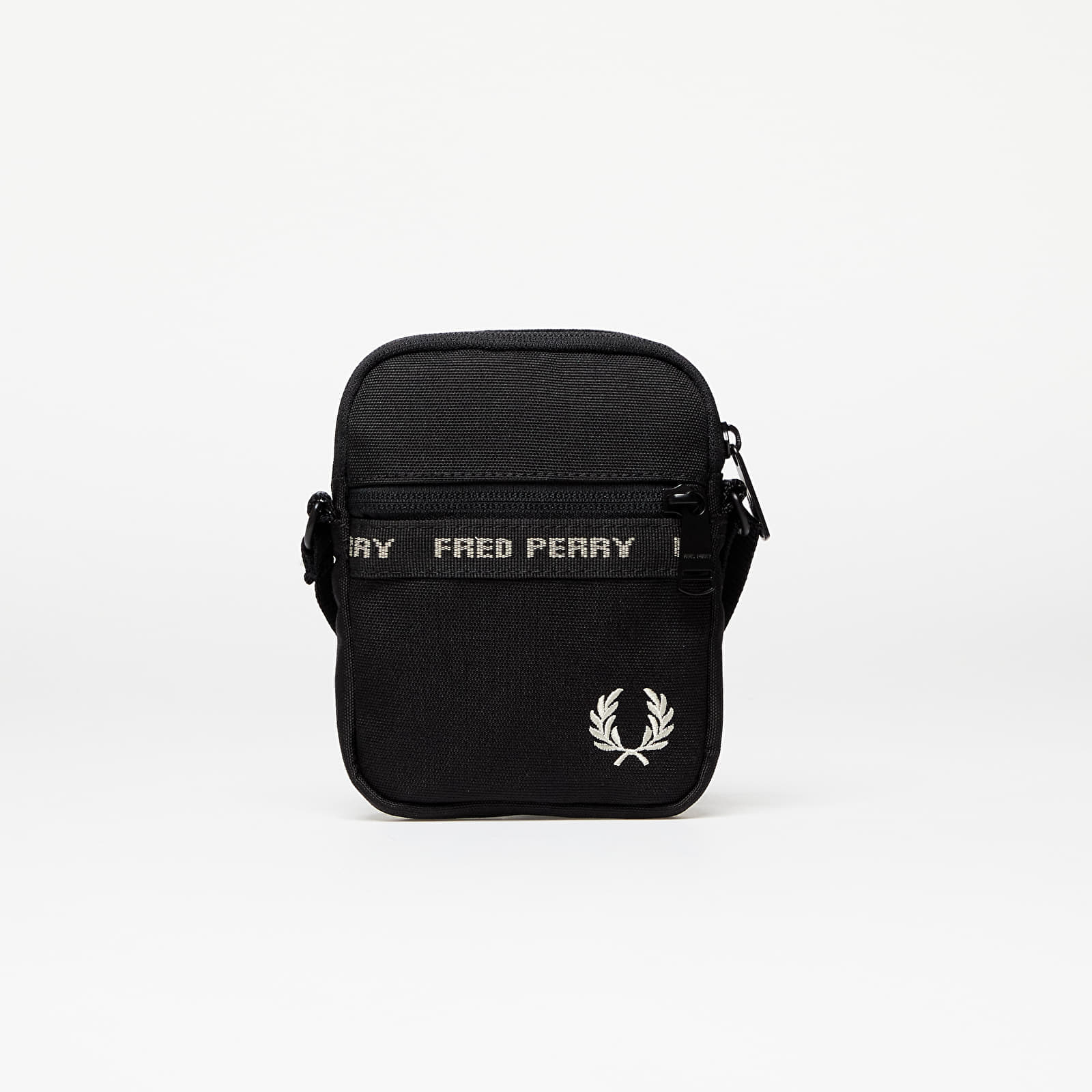 Crossbody чанти FRED PERRY Fp Taped Side Bag Black/ Warm Grey