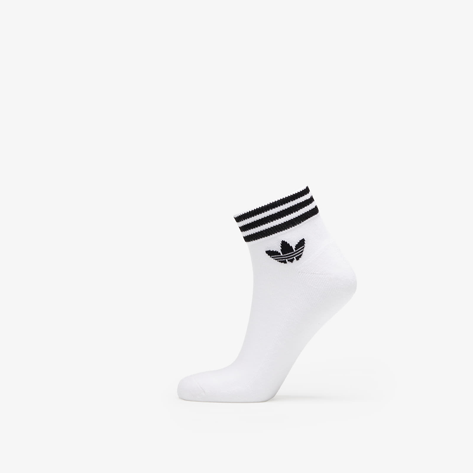 Șosete adidas Originals Trefoil Ankle Socks 3-Pack White/ Black/ Gray