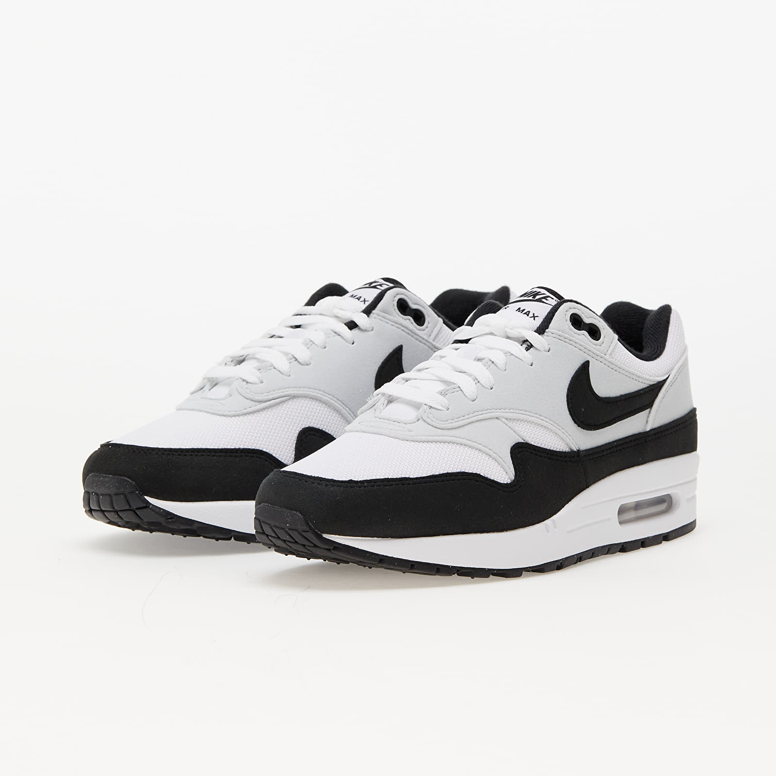 Herren Sneaker und Schuhe Nike Air Max 1 White Black Pure Platinum Footshop