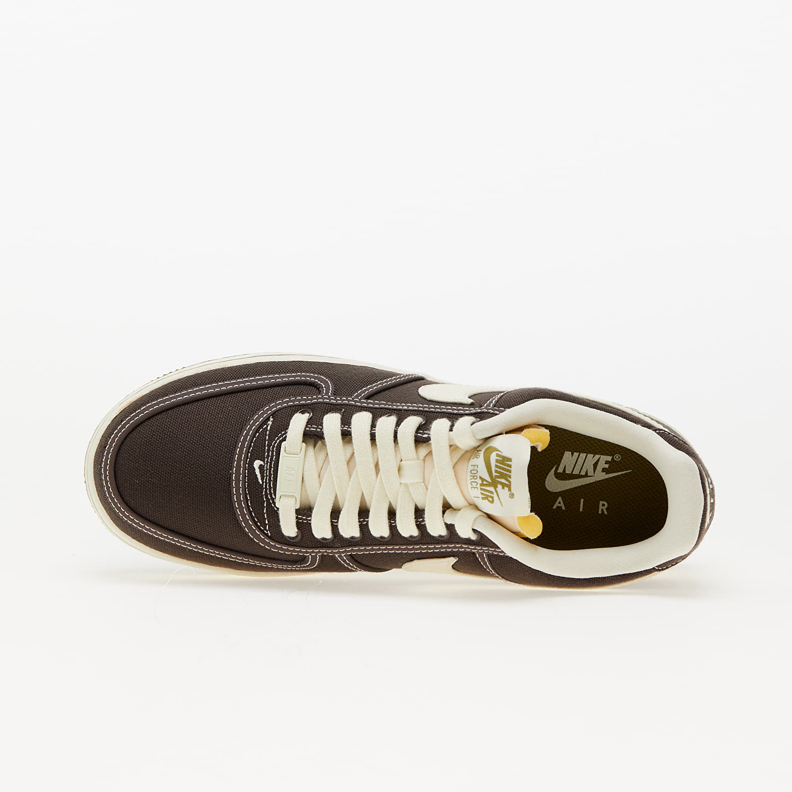 Încălțăminte și sneakerși pentru bărbați Nike Air Force 1 '07 Premium Baroque Brown/ Coconut Milk-Pacific Moss