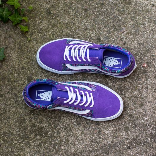 Vans carreaux outlet violet