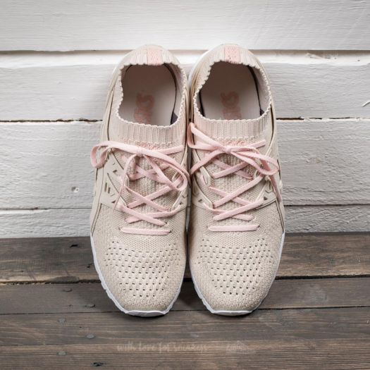 Asics tiger - womens kayano trainer knit - birch/birch top