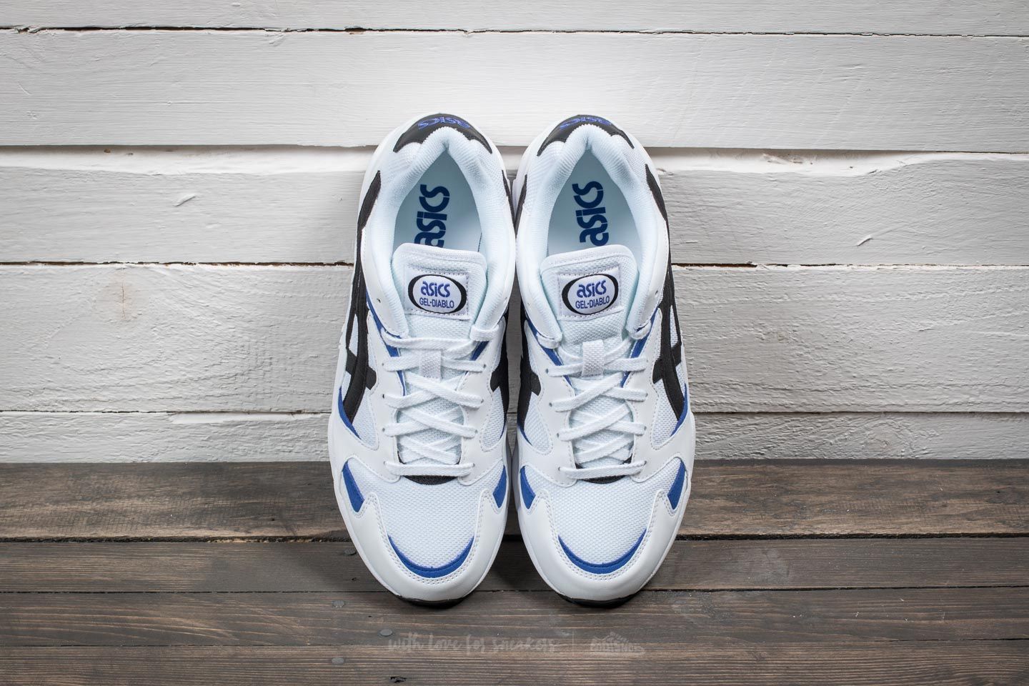 Men s shoes Asics Gel Diablo White Black Footshop