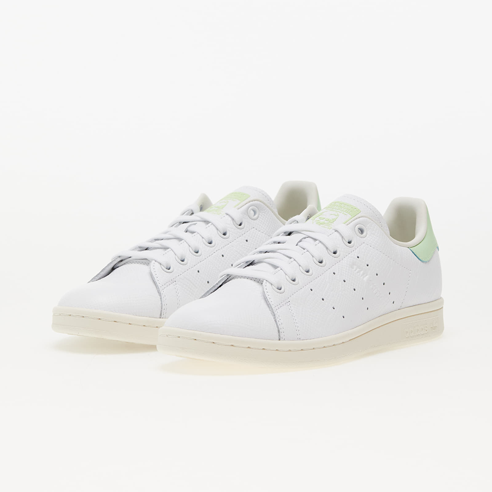 Încălțăminte și sneakerși pentru femei adidas Stan Smith W Cloud White/ Semi Green Spark/ Off White