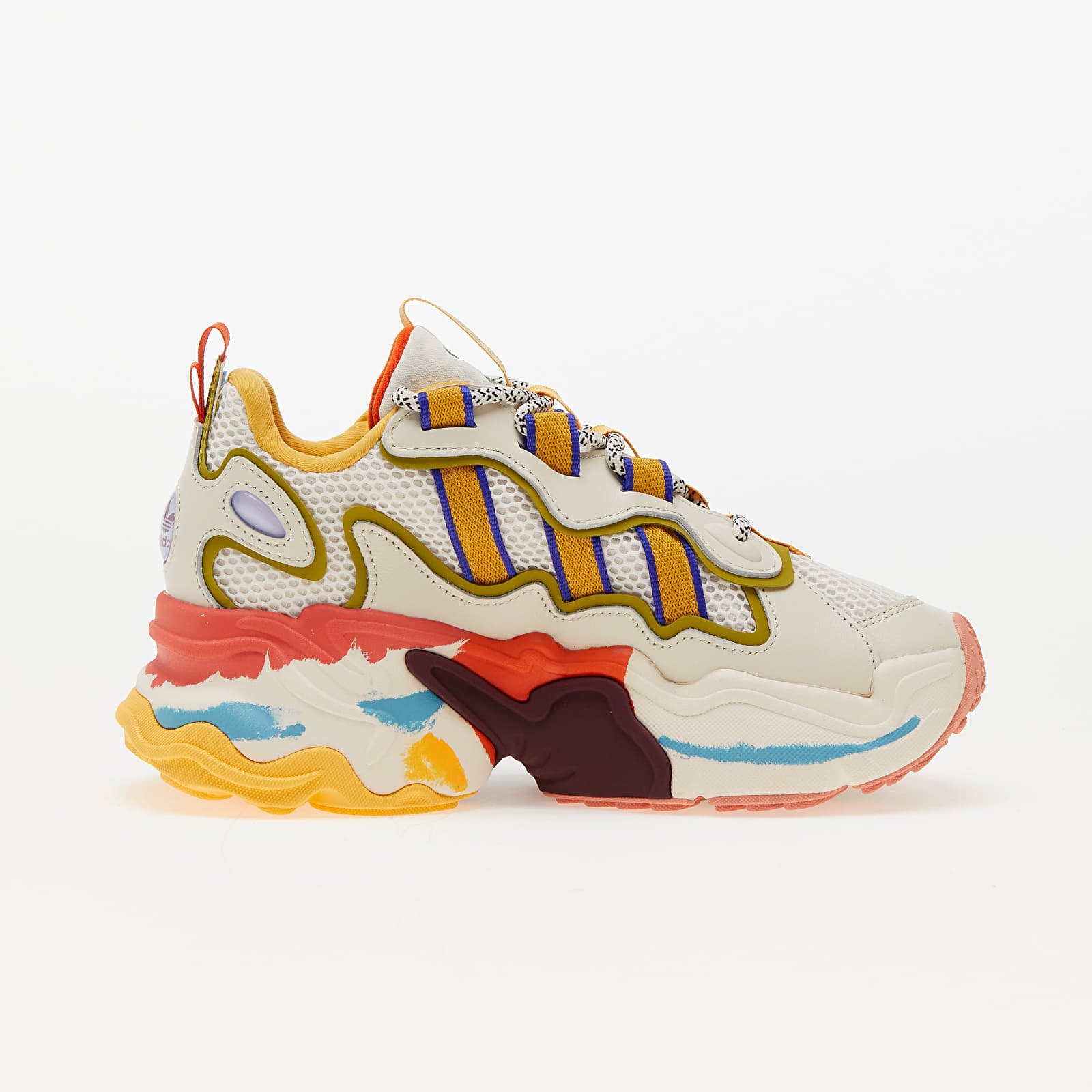 Încălțăminte și sneakerși pentru femei adidas Ozthemis W Chalk White/ Pulse Olive/ Semi Spark