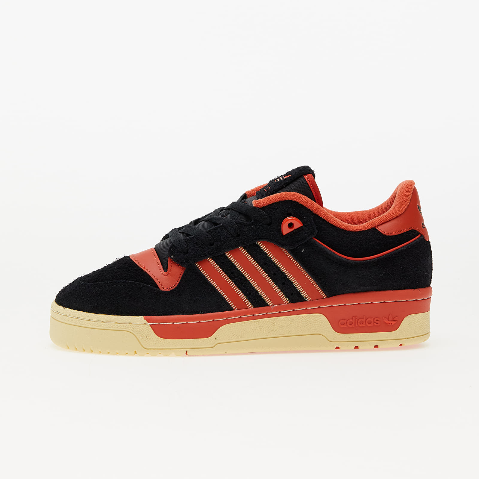Levně adidas Rivalry 86 Low Core Black/ Preloveded Red/ Easy Yellow