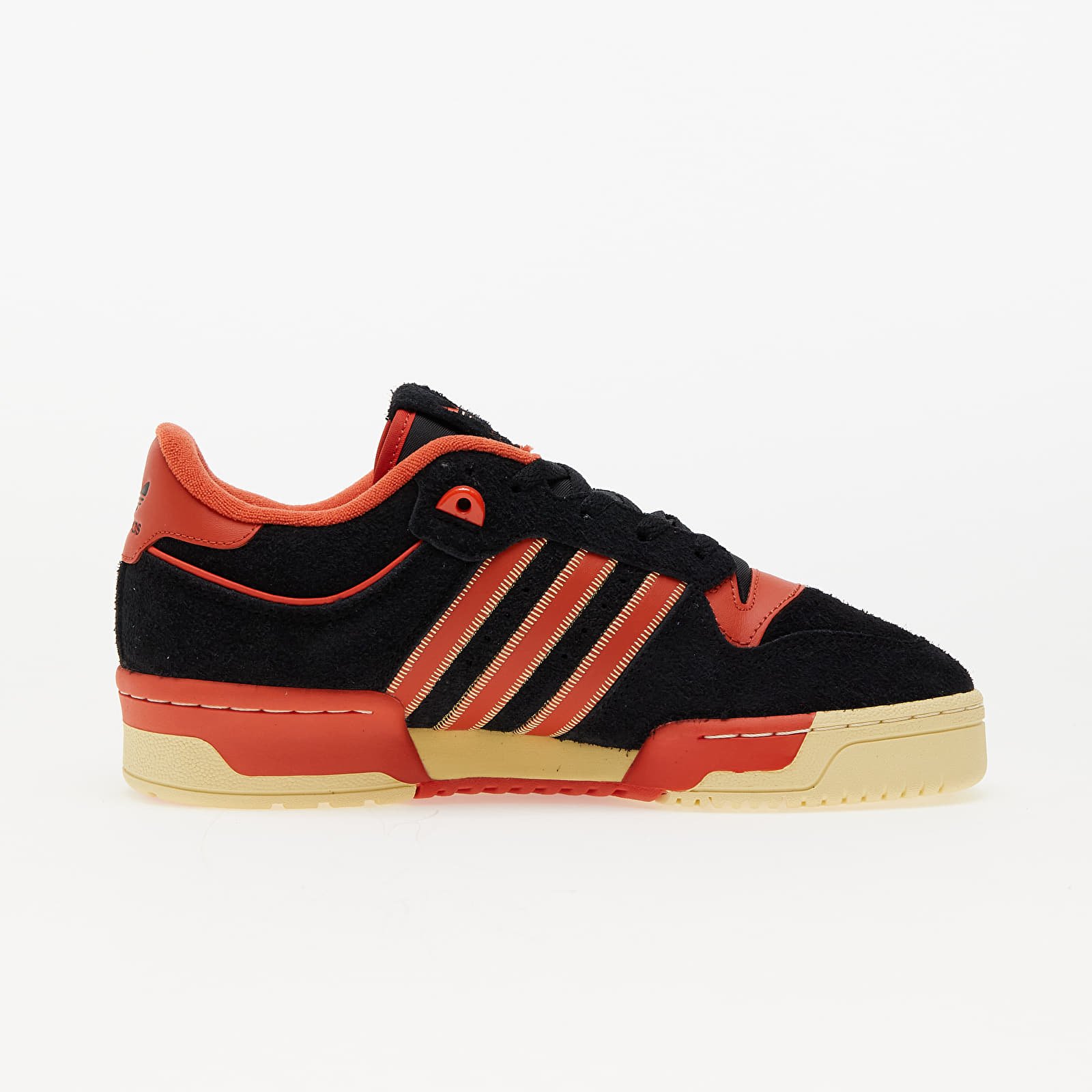 Ανδρικά παπούτσια adidas Rivalry 86 Low Core Black/ Preloveded Red/ Easy Yellow