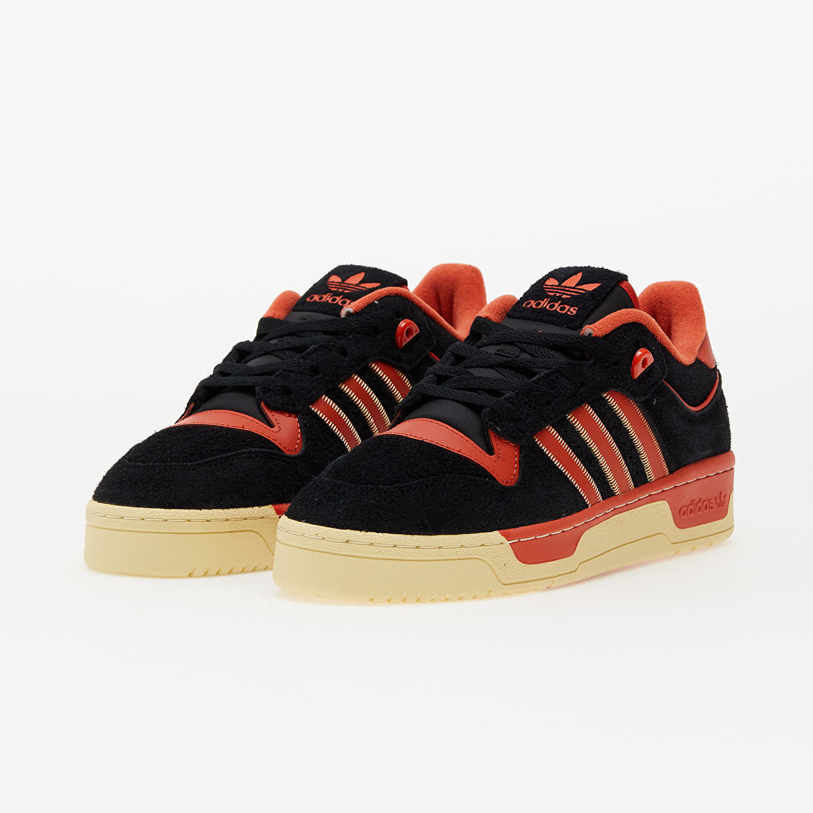 Tenisky adidas Rivalry 86 Low Core Black/ Preloveded Red/ Easy Yellow EUR 46.