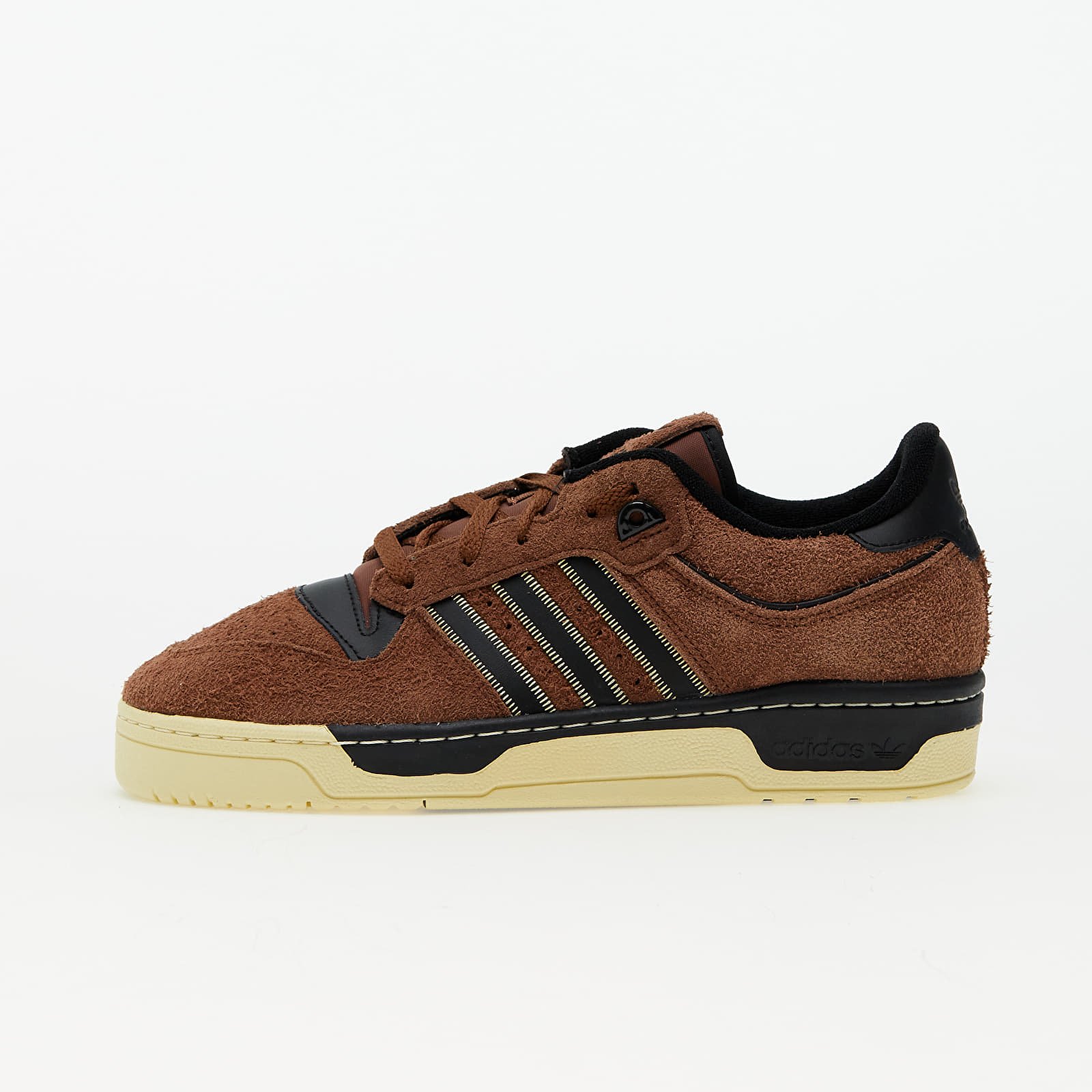 Men's shoes adidas Rivalry 86 Low Preloved Brown/ Core Black/ Easy Yellow