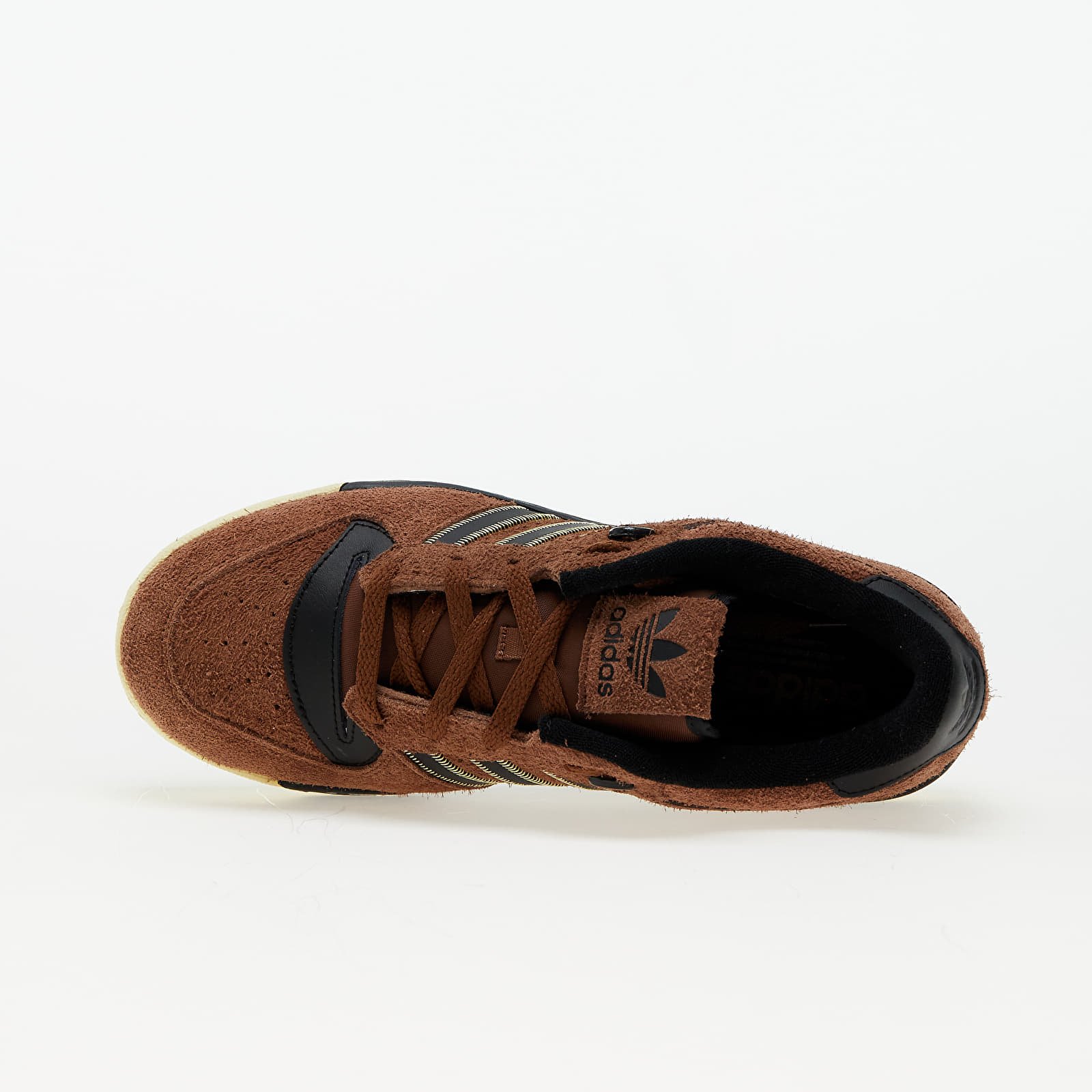 Men's shoes adidas Rivalry 86 Low Preloved Brown/ Core Black/ Easy Yellow