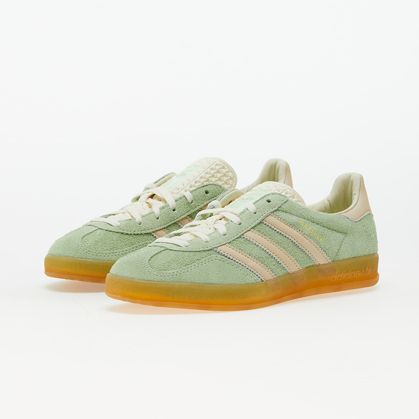 Buty damskie adidas Gazelle Indoor W Semi Green Spark/ Almost Yellow/ Core White
