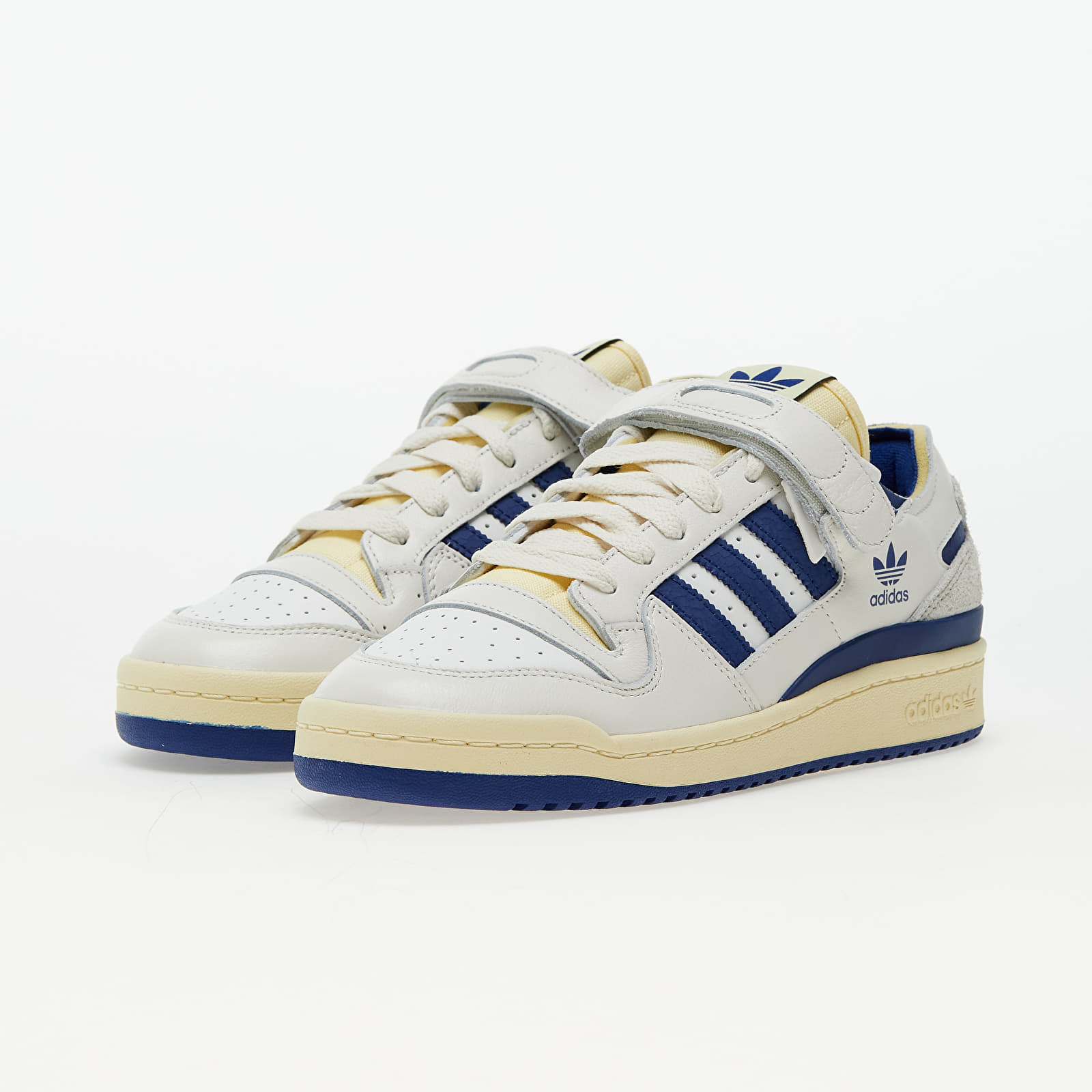 Încălțăminte și sneakerși pentru bărbați adidas Forum 84 Low Cloud White/ Victory Blue/ Easy Yellow