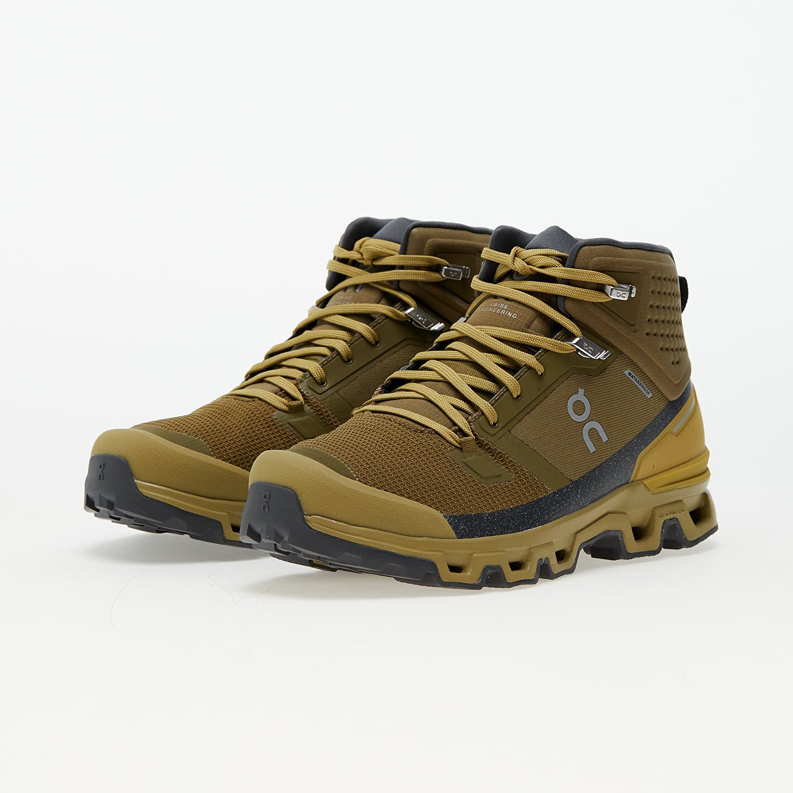 Zapatillas Hombre On M Cloudrock 2 Waterproof Hunter/ Safari