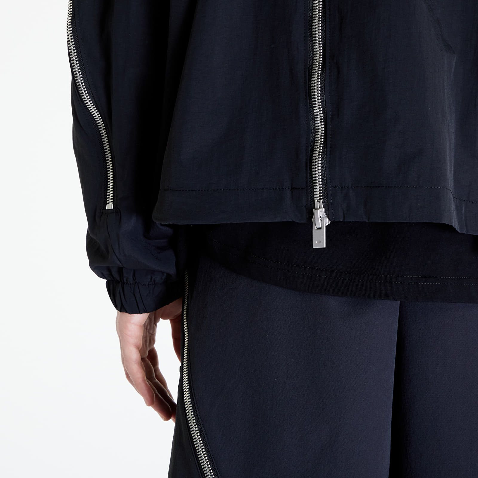 Dzsekik HELIOT EMIL Haze Windbreaker Jacket Black