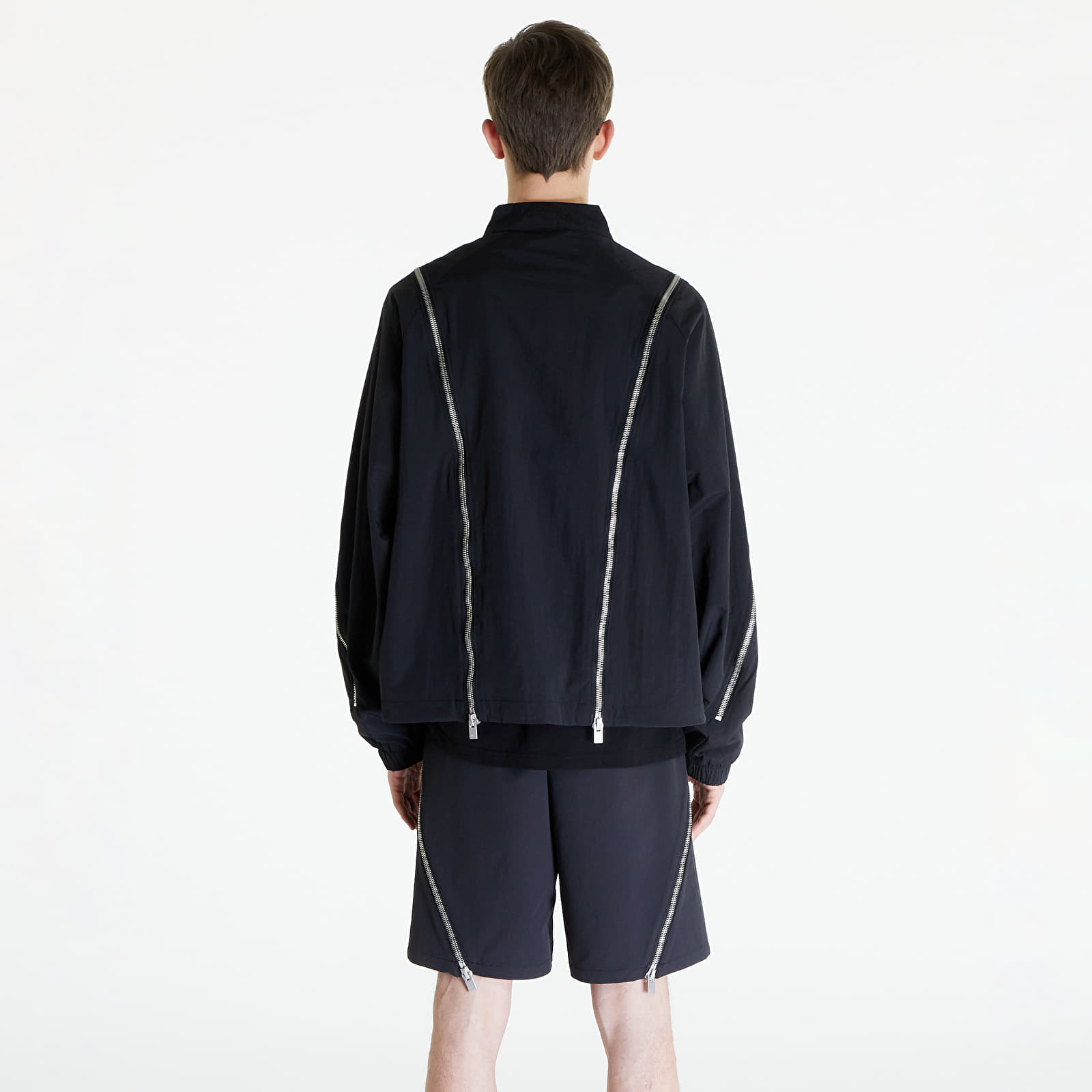 Dzsekik HELIOT EMIL Haze Windbreaker Jacket Black