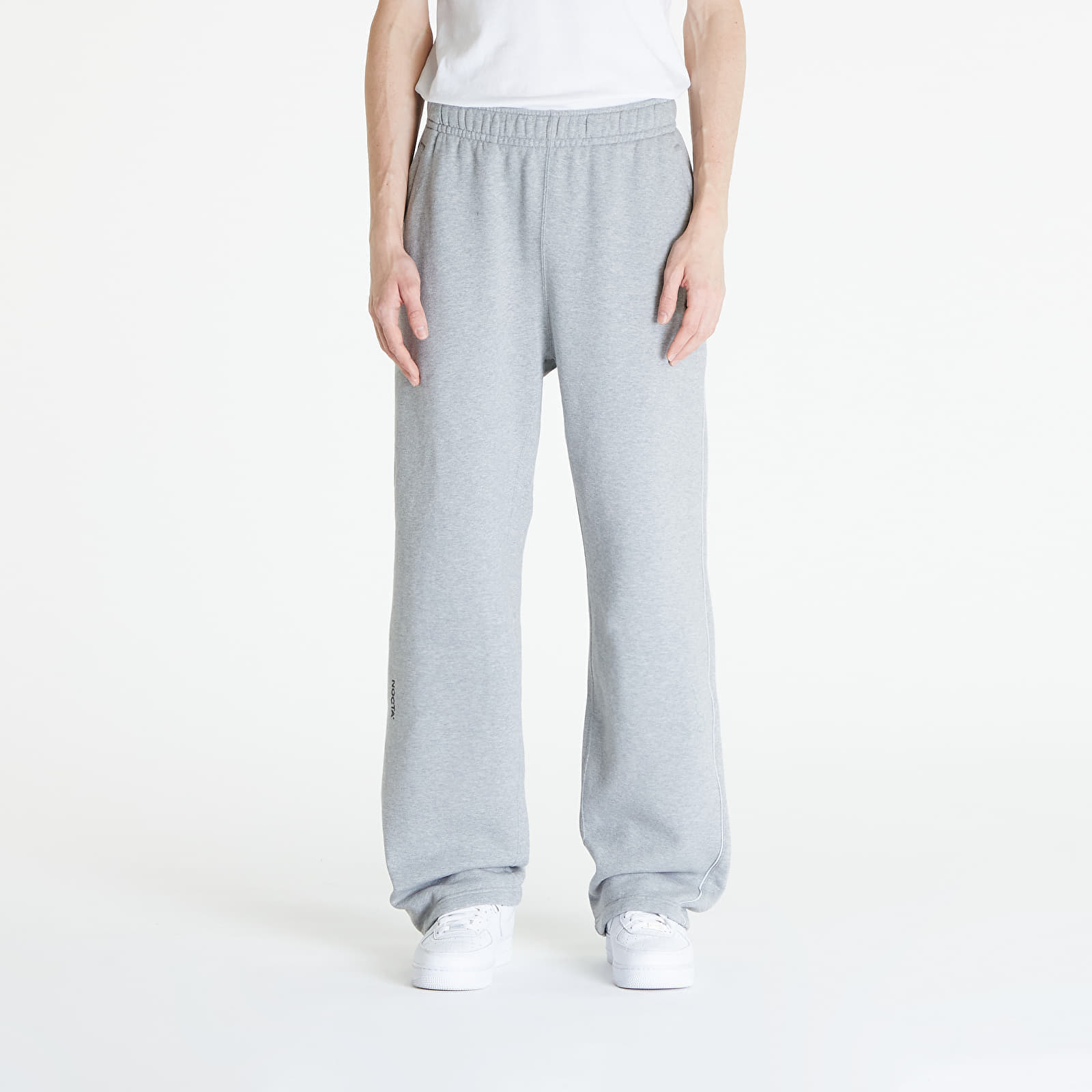 Pantaloni de trening Nike x NOCTA M NRG CS Fleece Pants Dark Grey Heather/ Matte Silver/ Black M