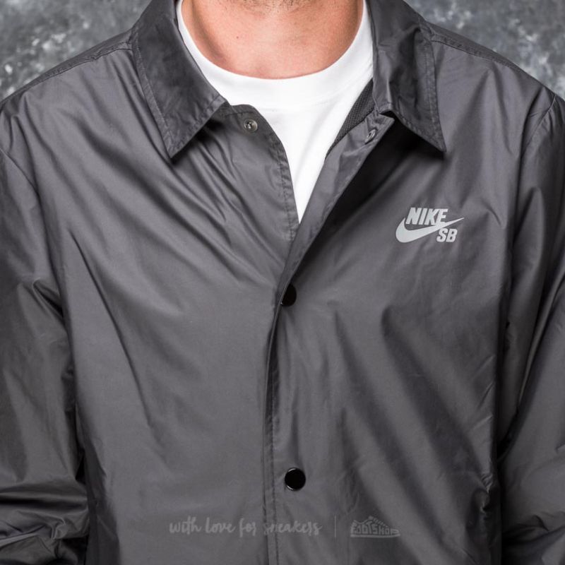 Nike SB Shield Coach Jacket Black/ Cool Grey | Footshop